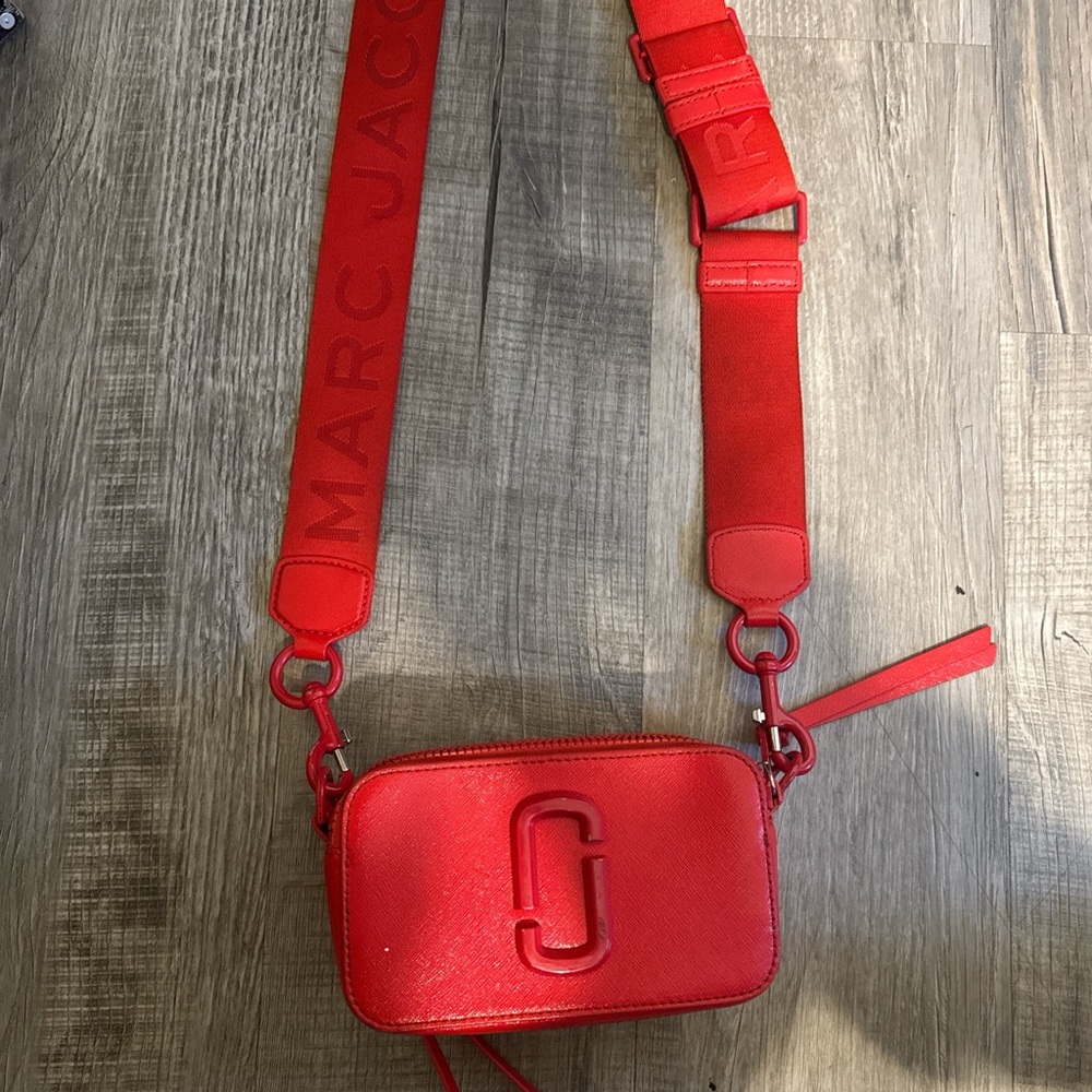 Marc Jacobs Bold Red Crossbody Bag